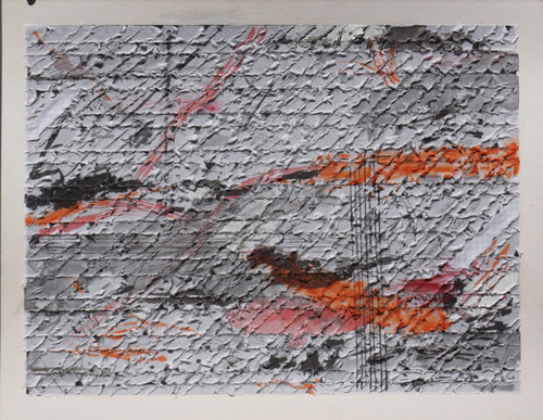 Wendy Kelly. Letter of Introduction 1 2013. Tritpych, panel 1, mixed media on paper. Panel size 30 x 41 cm